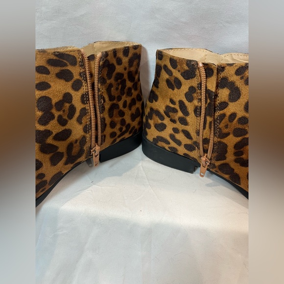 Time Tru Women’s ankle leopard print low heel boot size 10 - Picture 10 of 11